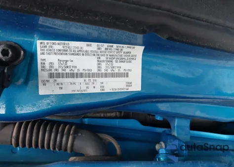 2017 Ford Focus Sel из США, поврежденный, VIN 1FADP3M28HL230962